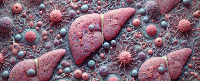 What non-parenchymal cell types are present in the liver?